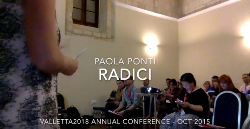 Paola Ponti at Valletta2018 cultural mapping conference